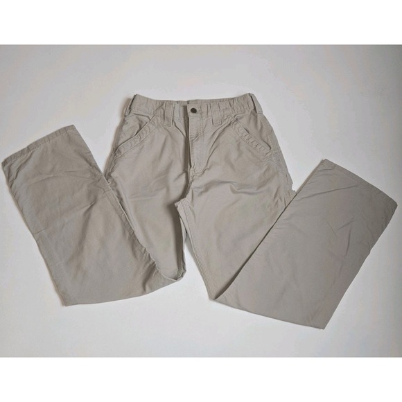 Carhartt B151 Loose Original Fit Work Pants Men's 30x32 Tan Canvas Utility Carpe - Picture 2 of 11